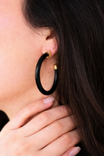 Load image into Gallery viewer, Hoops - Black
