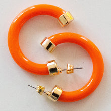 Load image into Gallery viewer, Mini Hoops - Orange
