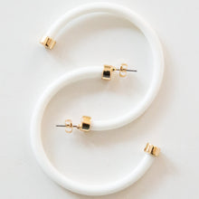 Load image into Gallery viewer, Hoops - White
